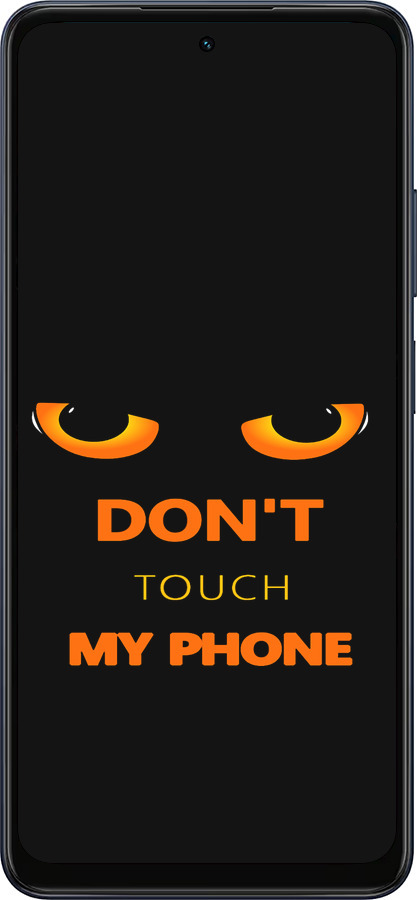 Силиконовый чехол Don't touch the phone для Oppo A5X 4G/5G - 4261u-4090 изображение 