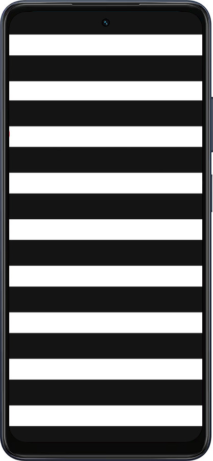 Силиконовый чехол Черно-белые полосы для Oppo A5X 4G/5G - 4461u-4090 изображение 
