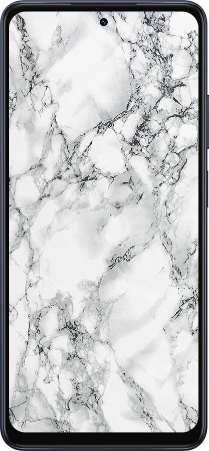 Силиконовый чехол Мрамор белый для Oppo A5X 4G/5G - 4480u-4090 изображение 