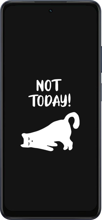 Силиконовый чехол Уставший кот для Oppo A5X 4G/5G - 4535u-4090 изображение 