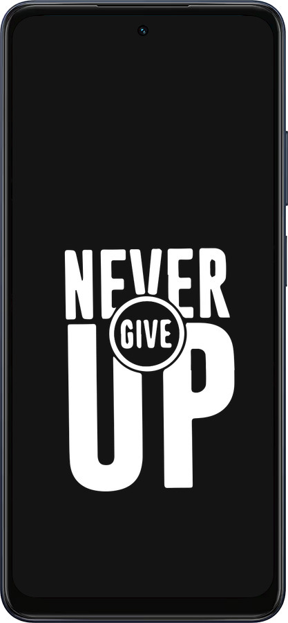Силиконовый чехол Никогда не сдавайся для Oppo A5X 4G/5G - 4572u-4090 изображение 