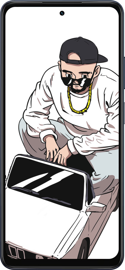 Силиконовый чехол Тачка для Oppo A5X 4G/5G - 4663u-4090 изображение 