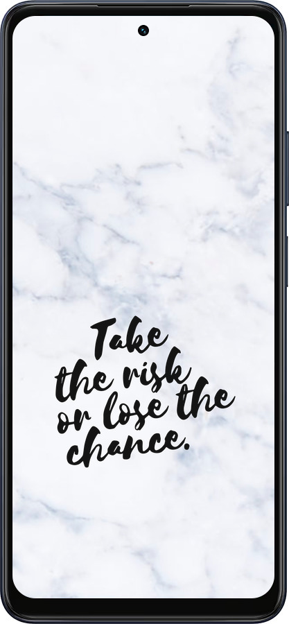 Силиконовый чехол Рискнуть или потерять шанс для Oppo A5X 4G/5G - 4866u-4090 изображение 