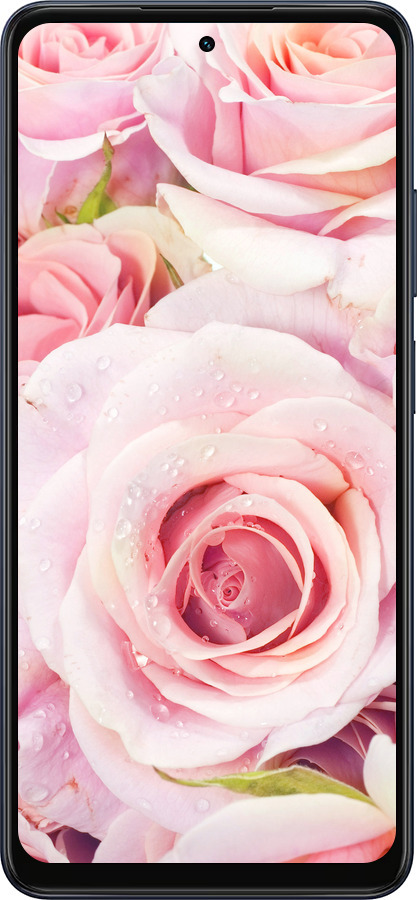 Силиконовый чехол Розы для Oppo A5X 4G/5G - 525u-4090 изображение 