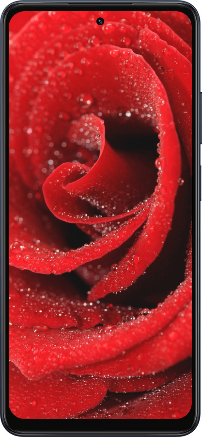 Силиконовый чехол Красная роза для Oppo A5X 4G/5G - 529u-4090 изображение 