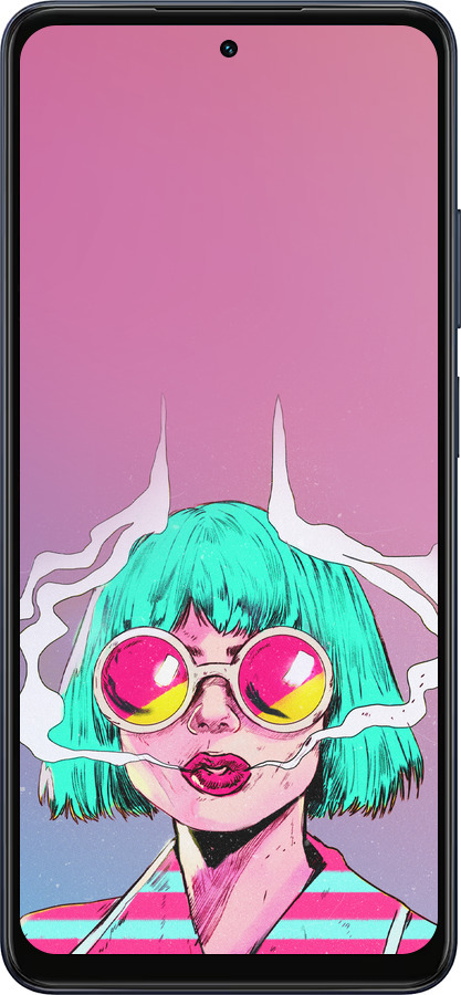 Силиконовый чехол Поп арт девушка для Oppo A5X 4G/5G - 5378u-4090 изображение 