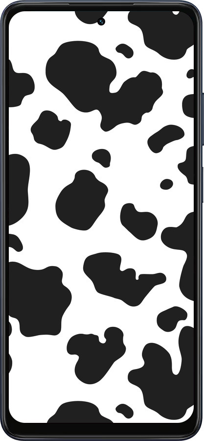 Силиконовый чехол Шкура коровы для Oppo A5X 4G/5G - 5576u-4090 изображение 