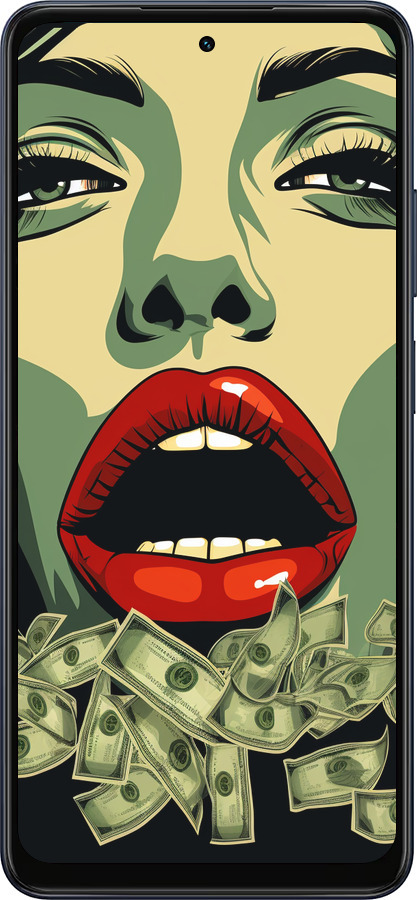 Силиконовый чехол Big money 2 для Oppo A5X 4G/5G - 5668u-4090 изображение 