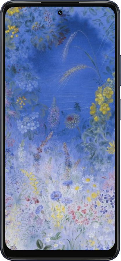 Силиконовый чехол Билокур для Oppo A5X 4G/5G - 5908u-4090 изображение 