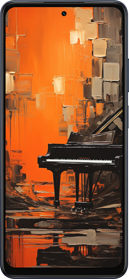 Силиконовый чехол Чехол для телефона Оранжевый Рояль для Oppo A5X 4G/5G - 5937u-4090 изображение 