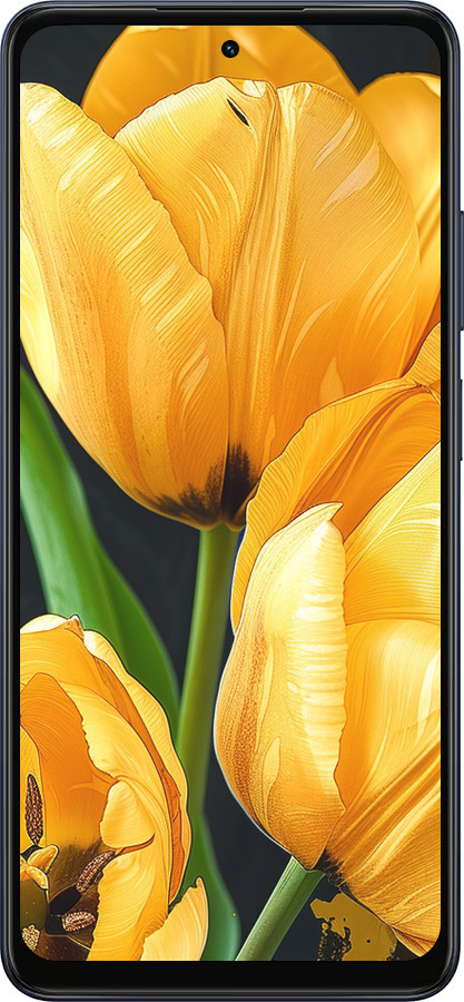 Силиконовый чехол Желтые тюльпаны для Oppo A5X 4G/5G - 5991u-4090 изображение 