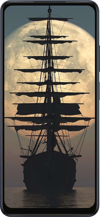 Силиконовый чехол Корабль для Oppo A5X 4G/5G - 5998u-4090 изображение 