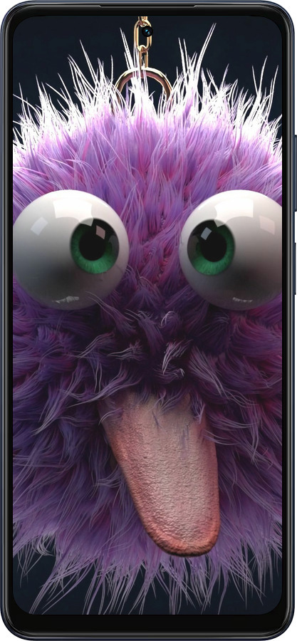 Силиконовый чехол Пушистик для Oppo A5X 4G/5G - 6017u-4090 изображение 