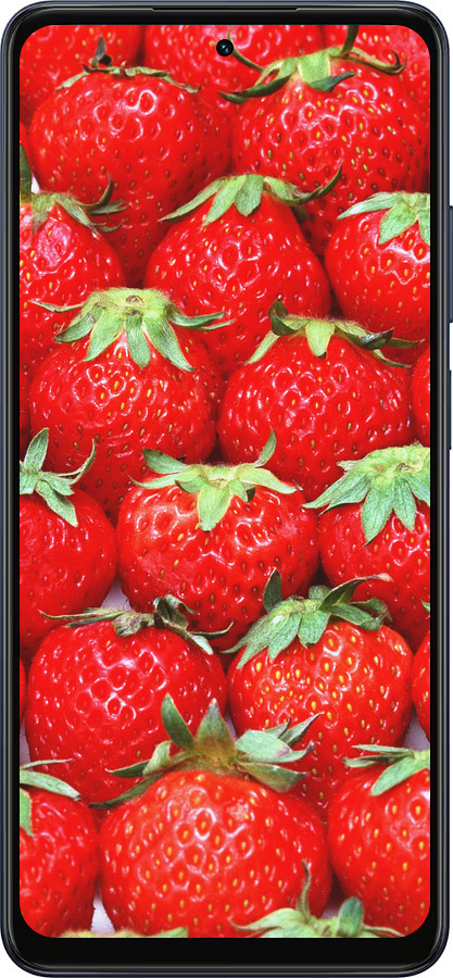 Силиконовый чехол Клубника для Oppo A5X 4G/5G - 6020u-4090 изображение 