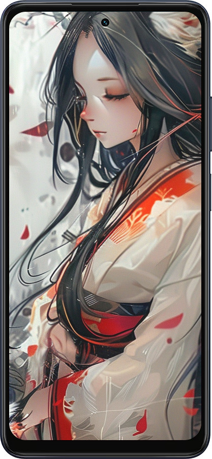 Силиконовый чехол Кицуне для Oppo A5X 4G/5G - 6073u-4090 изображение 