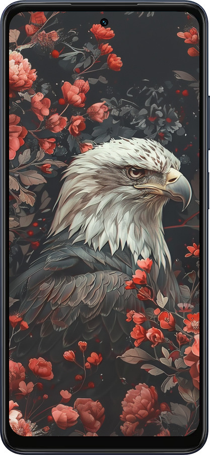 Силиконовый чехол Цветочный страж для Oppo A5X 4G/5G - 6102u-4090 изображение 