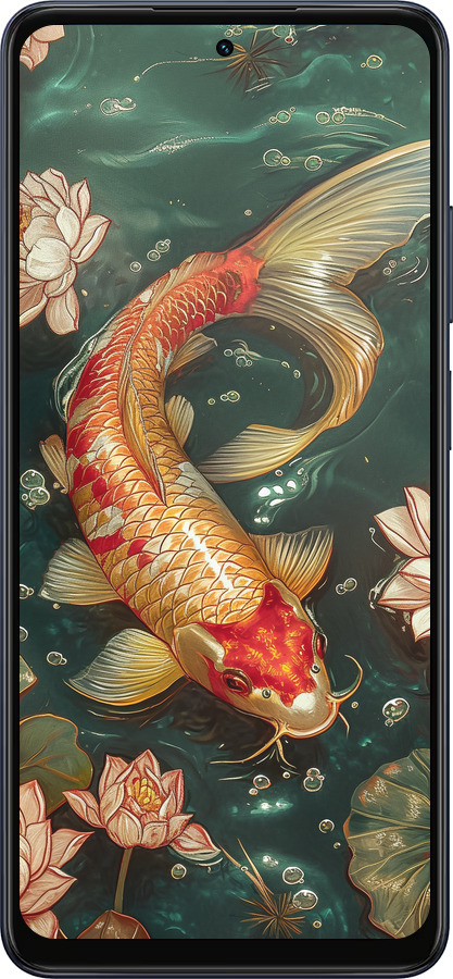 Силиконовый чехол Мелодия Лотоса для Oppo A5X 4G/5G - 6106u-4090 изображение 