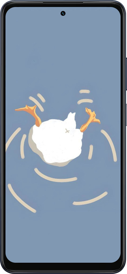 Силиконовый чехол Гусь ныряет для Oppo A5X 4G/5G - 6275u-4090 изображение 