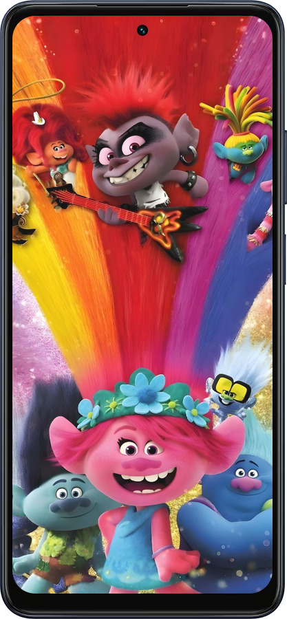 Силиконовый чехол Троли для Oppo A5X 4G/5G - 6343u-4090 изображение 