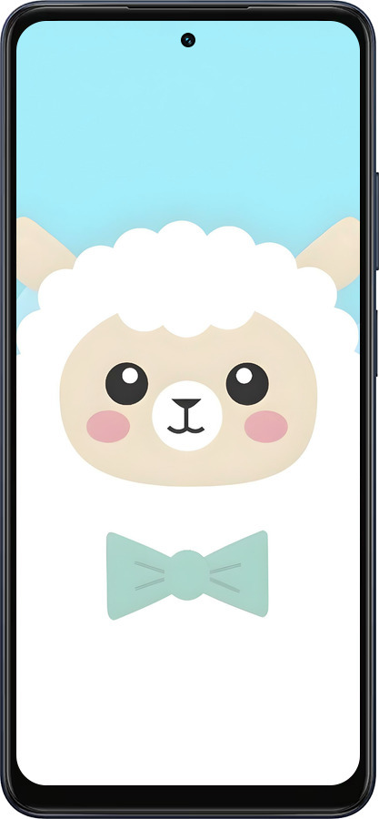 Силиконовый чехол Милый барашек для Oppo A5X 4G/5G - 6355u-4090 изображение 