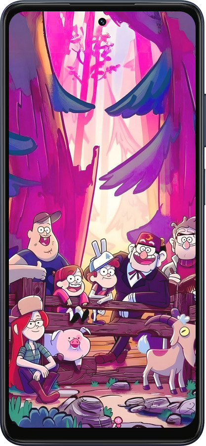 Силіконовий чехол Гравити Фолз для Oppo A5X 4G/5G - 6365u-4090 изображение 