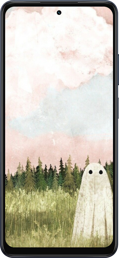 Силіконовий чехол Привид для Oppo A5X 4G/5G - 6401u-4090 изображение 