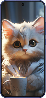 Силиконовый чехол White cat для Oppo A6 Pro 4G - 5646u-4229 изображение 