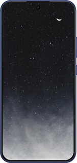 Силиконовый чехол Сині хмари, Синій місяць для Oppo A6 Pro 4G - 6396u-4229 изображение 