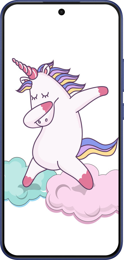 Силиконовый чехол Единорог для Oppo F31 - 4702u-4238 изображение 