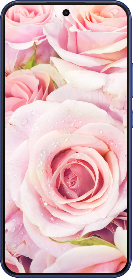 Силиконовый чехол Розы для Oppo A6 Pro 4G - 525u-4229 изображение 