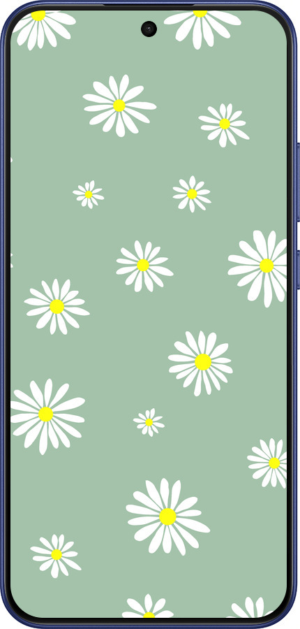 Силиконовый чехол Ромашки v4 для Oppo F31 - 5603u-4238 изображение 