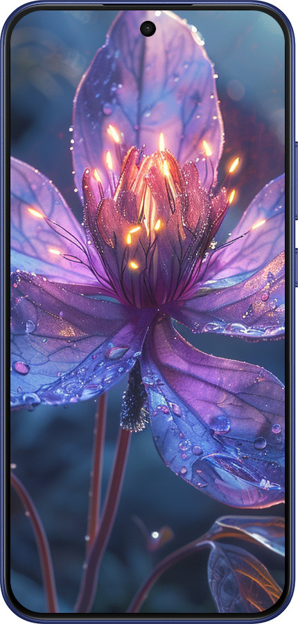 Силиконовый чехол Магический цветок для Oppo A6 Pro 4G - 6038u-4229 изображение 