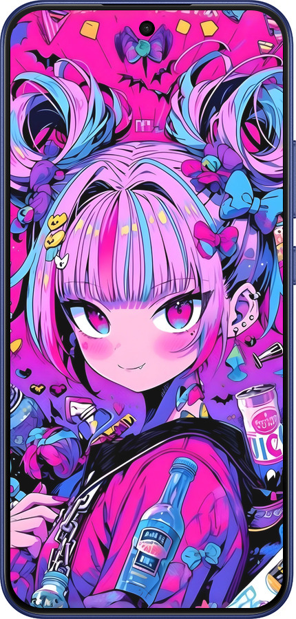 Силиконовый чехол Аниме милаха для Oppo A6 Pro 4G - 6314u-4229 изображение 