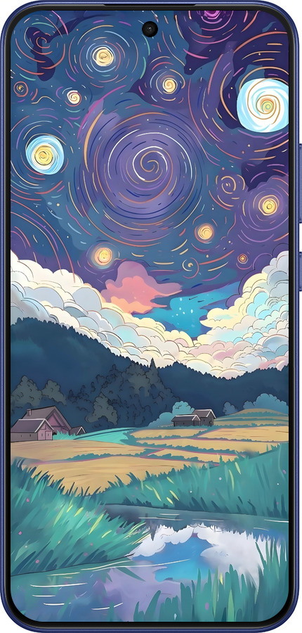 Силиконовый чехол Креативный арт для Oppo F31 - 6322u-4238 изображение 