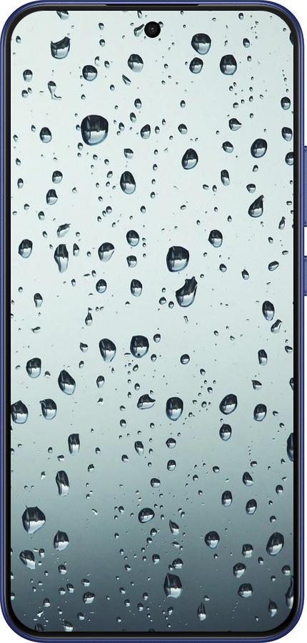 Силиконовый чехол Стекло в каплях для Oppo A6 Pro 4G - 848u-4229 изображение 