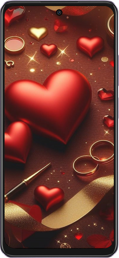 TPU чехол Сердечки v3 для Oppo A60 4G - 5833b-3702 изображение 