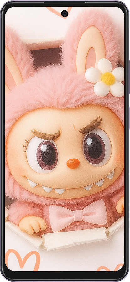 TPU чехол Лабубу 2 для Oppo A60 4G - 6710b-3702 изображение 