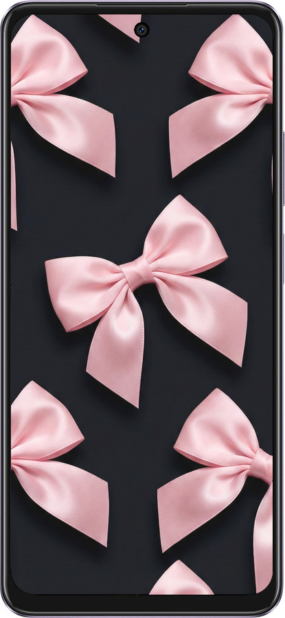 TPU чехол Coquette Ribbons Dark Coquette для Oppo A60 4G - 6767b-3702 изображение 