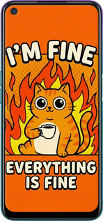 TPU чехол Funny Cat для Oppo A72 - 6786b-2011 изображение 