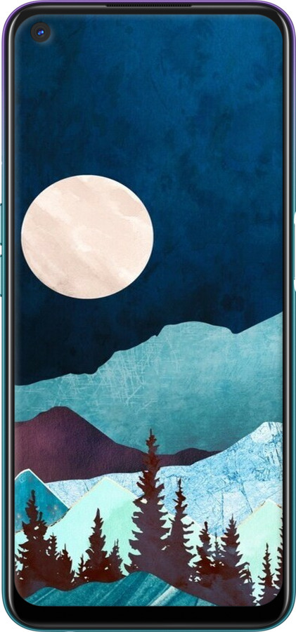 TPU чехол Гірська ідилія нічний краєвид для Oppo A72 - 6488b-2011 изображение 