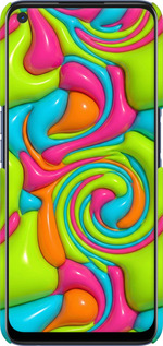 3D пластиковий матовий чехол Y2K Jelly Dream для Oppo A72 - 6780m-2011 изображение 