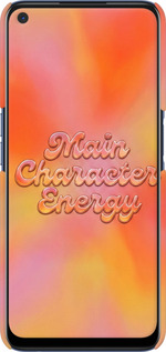 3D пластиковый матовый чехол Aura Gradient Main Character Energy Aesthetic Y2K для Oppo A72 - 6783m-2011 изображение 