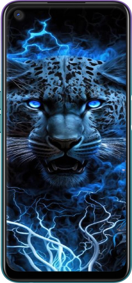 Силиконовый чехол Ледяной леопард для Oppo A72 - 6460u-2011 изображение 