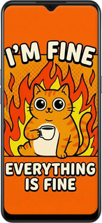 Силиконовый chehol(1620) - TRANSLATE NOT EXISTS 'Funny Cat' dlya(1621) - TRANSLATE NOT EXISTS Oppo A73 - 6786u-1379 изображение 1