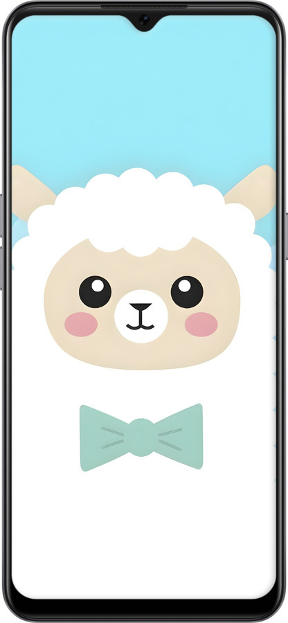 Силіконовий чехол Милий баранчик для Oppo A73 - 6355u-1379 изображение 
