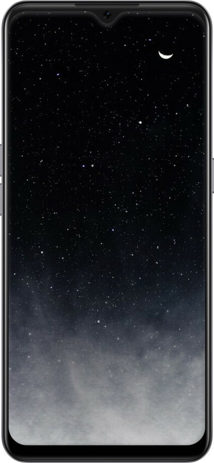 2D пластиковий чехол Голубые облака, Голубая луна для Oppo A73 - 6396t-1379 изображение 