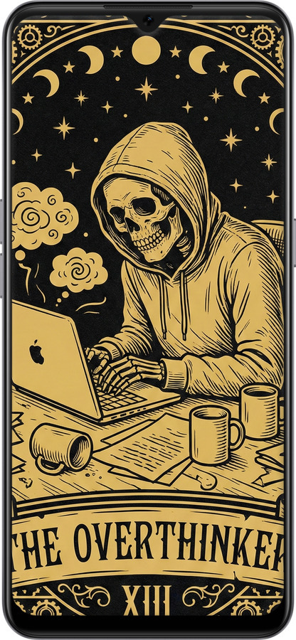 2D пластиковий чехол The Overthinker для Oppo A73 - 6774t-1379 изображение 