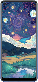 TPU чехол Креативный арт для Oppo A74 - 6322b-2305 изображение 