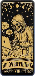 TPU чехол The Overthinker для Oppo A74 - 6774b-2305 изображение 