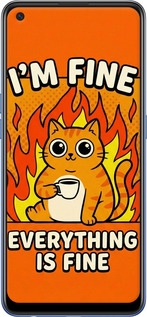 TPU чехол Funny Cat для Oppo A74 - 6786b-2305 изображение 